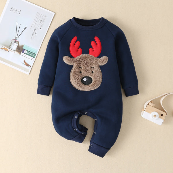 Christmas Long Sleeve Cotton Baby Girl Boy Winter Clothes for Newborns Baby Girls Boys Clothes Romper 0-12M