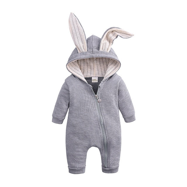 Winter Cotton baby Hooded Romper