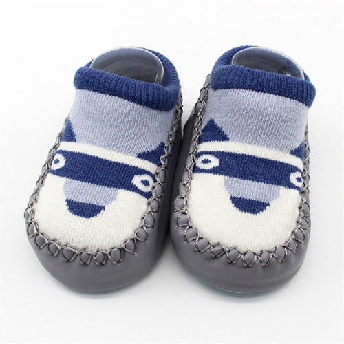 Infant Baby Socks With Rubber Soles Newborn Floor Socks Anti Slip Soft Sole Sock