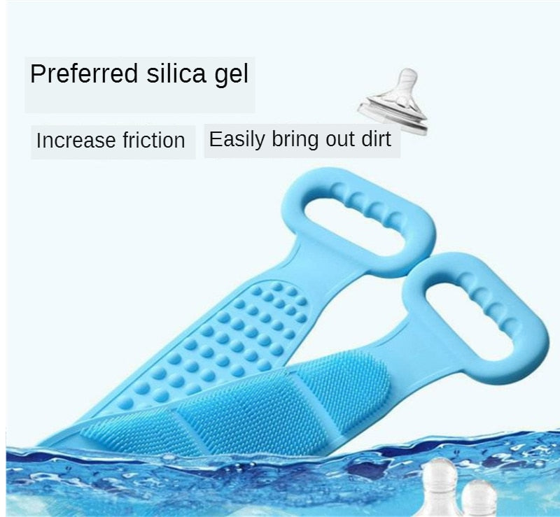 Silicone Back Scrubber and Body Brush Massager for Bath