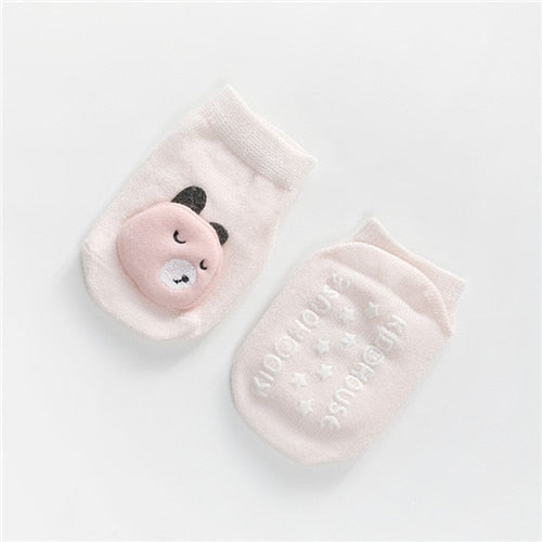 Soft Cotton Baby Girls Socks Newborn Cartoon Animal Baby Ankle Socks Infant Baby Boy Socks Anti Slip Floor Sock Casual Style