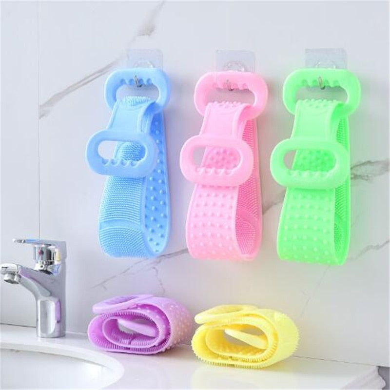 Silicone Back Scrubber and Body Brush Massager for Bath