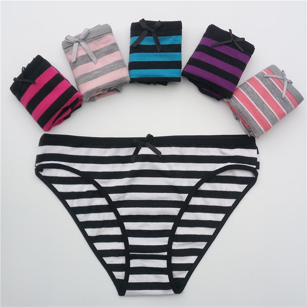 5 Pcs/set New Women's cotton panties ,cotton underwear bikini underwear sexy Ladies Briefs Free shipping