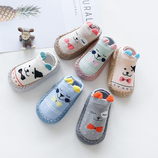 2021 New born Baby Socks With Rubber Soles