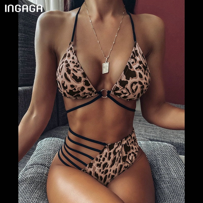 High Waist Bikinis Set 2020 Swimsuits Push Up Swimwear