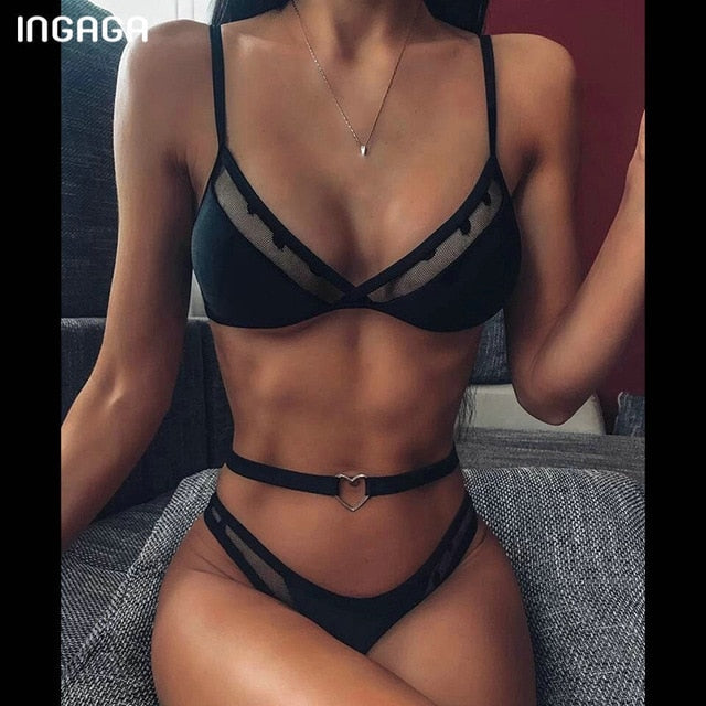 High Waist Bikinis Set 2020 Swimsuits Push Up Swimwear