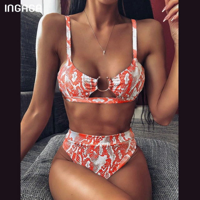 High Waist Bikinis Set 2020 Swimsuits Push Up Swimwear