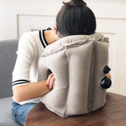 Upgraded Inflatable Air Cushion Travel Pillow